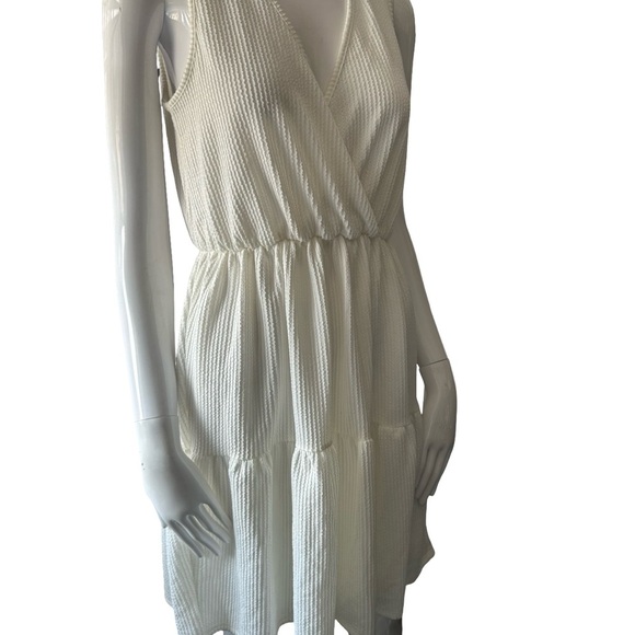 Caution To The Wind White Midi Dress - Picture 3 of 6